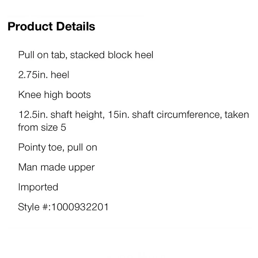 Zodiac Dawson Cowboy Boots Pointy Toe & Knee High Black & White Women’s Size 5.5